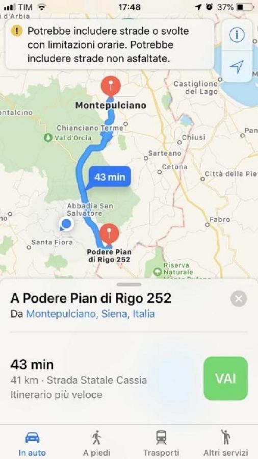 Francigena Panzió San Casciano dei Bagni Kültér fotó